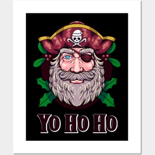 Christmas Pirate - Yo Ho Ho Christmas Posters and Art